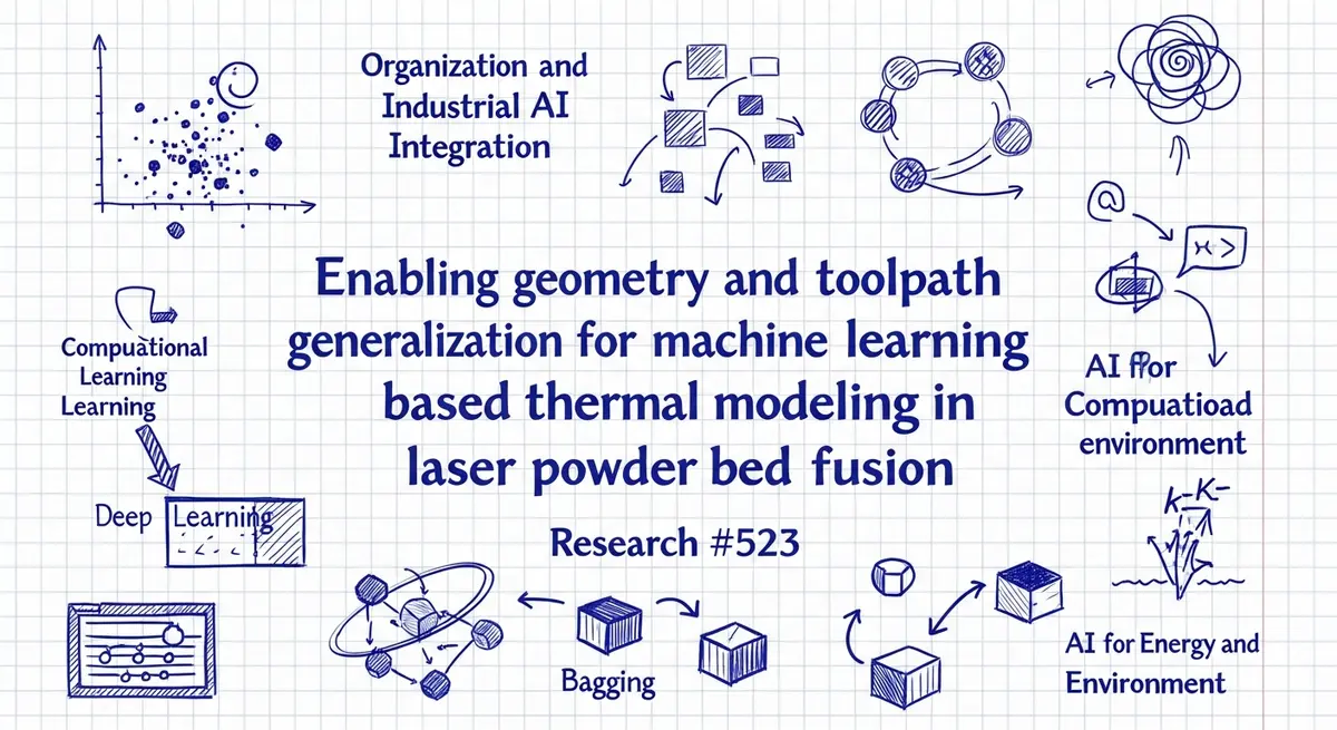אפשור הכללה של גיאומטריה ו-Toolpath למידול תרמי מבוסס למידת מכונה ב-Laser Powder Bed Fusion