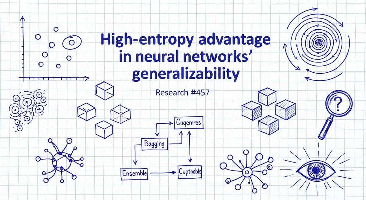 יתרון האנטרופיה הגבוהה בכושר ההכללה של רשתות נוירונים