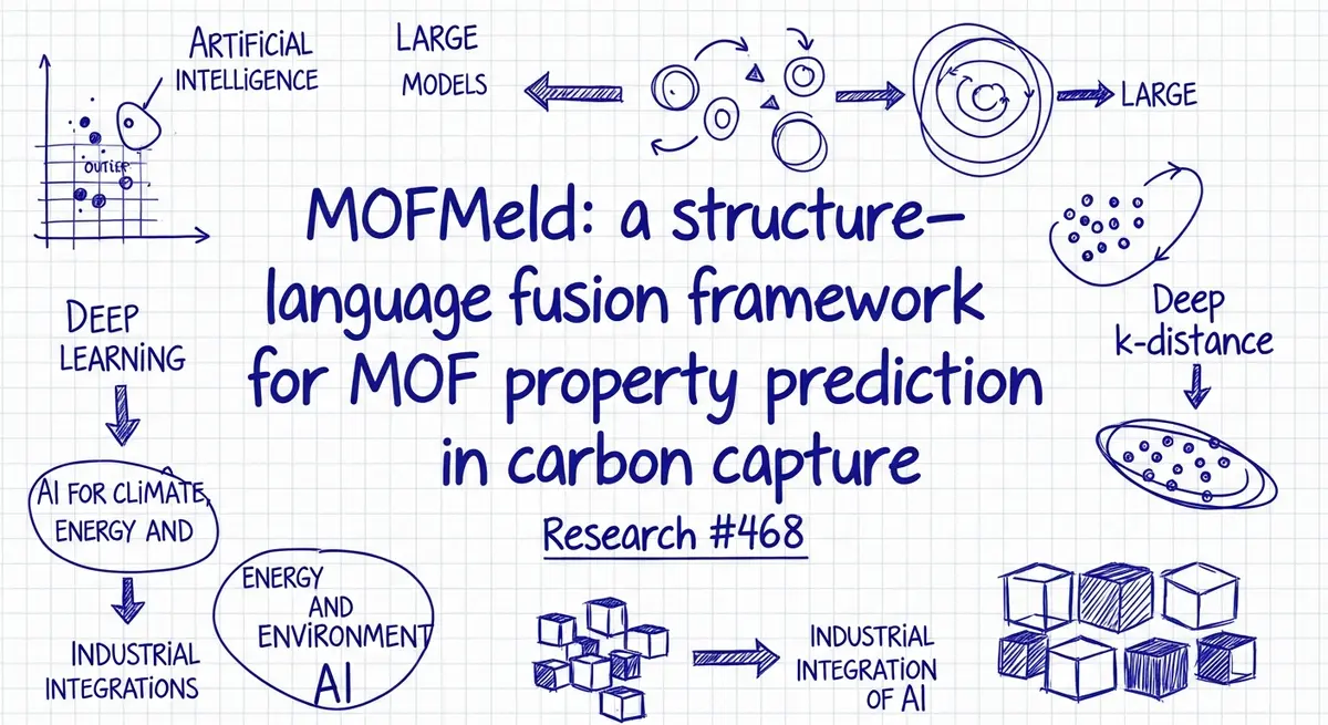 MOFMeld: מסגרת מיזוג מבנה–שפה לחיזוי תכונות של MOF בלכידת פחמן