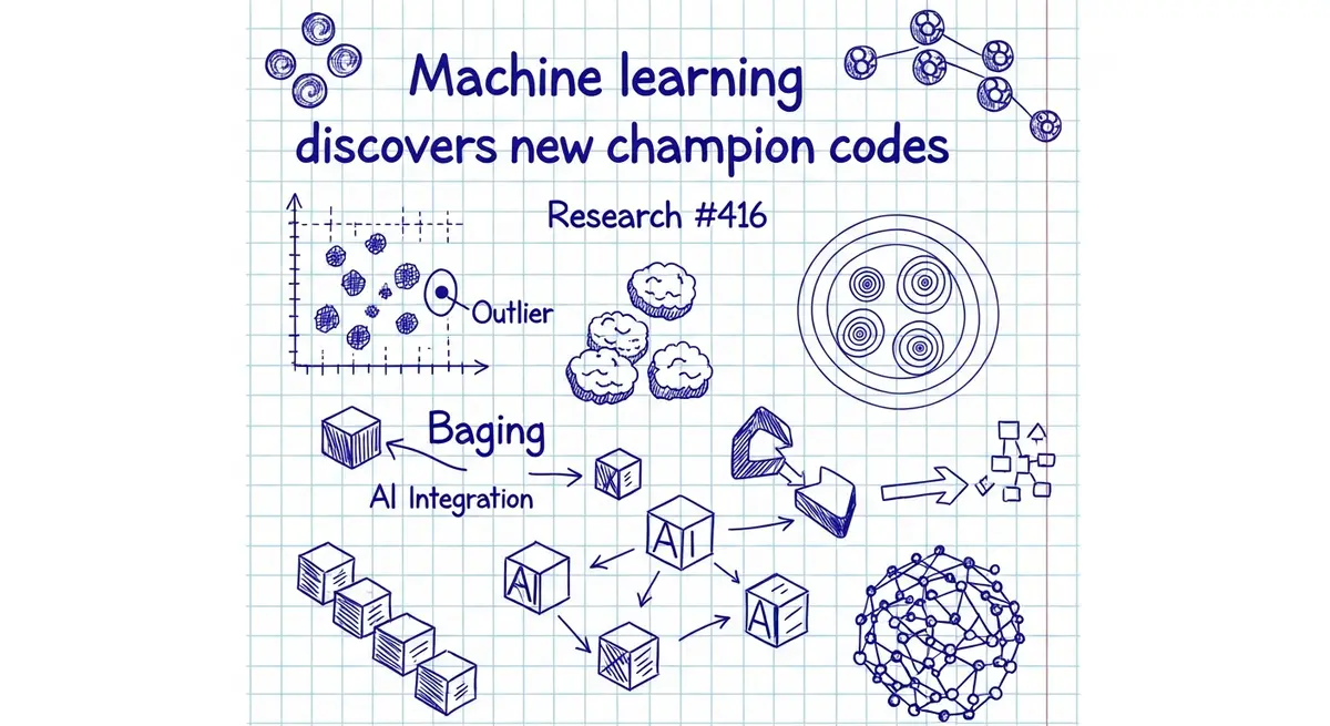 למידת מכונה מגלה קודים אלופים חדשים