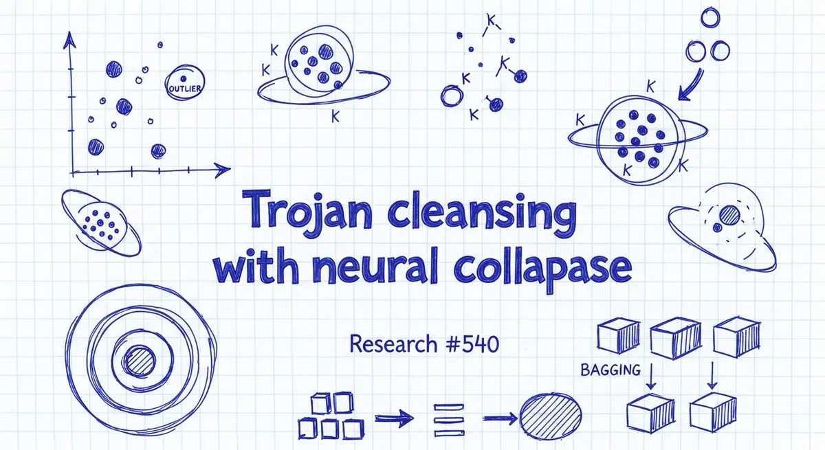 ניקוי סוס טרויאני באמצעות Neural Collapse