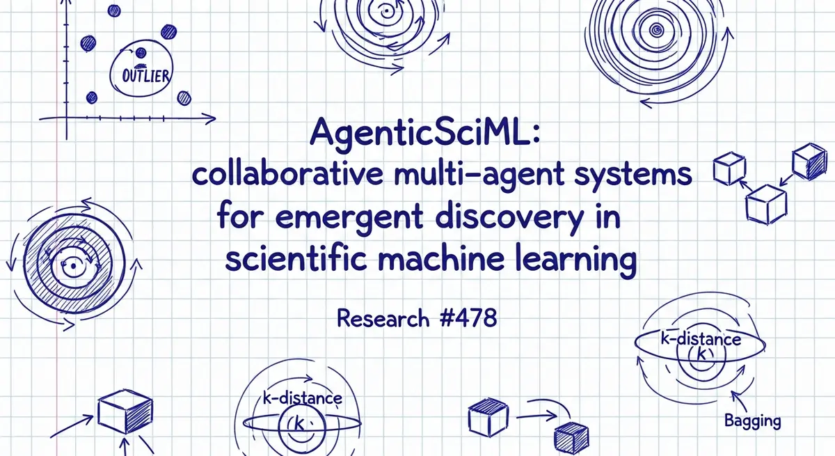 AgenticSciML: מערכות מרובות-סוכנים שיתופיות לגילוי מתעורר בלמידת מכונה מדעית