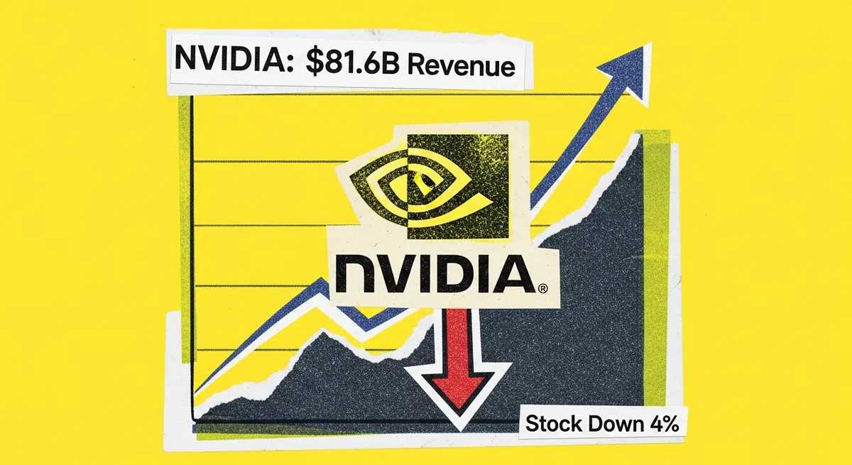 Nvidia מדווחת על 81.6 מיליארד דולר הכנסות - השוק לא מתרשם