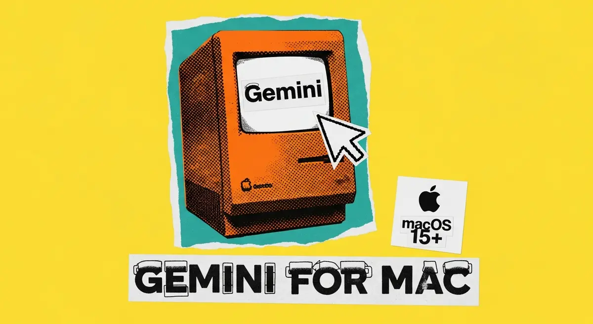 גוגל משיקה אפליקציית Gemini ייעודית למחשבי Mac