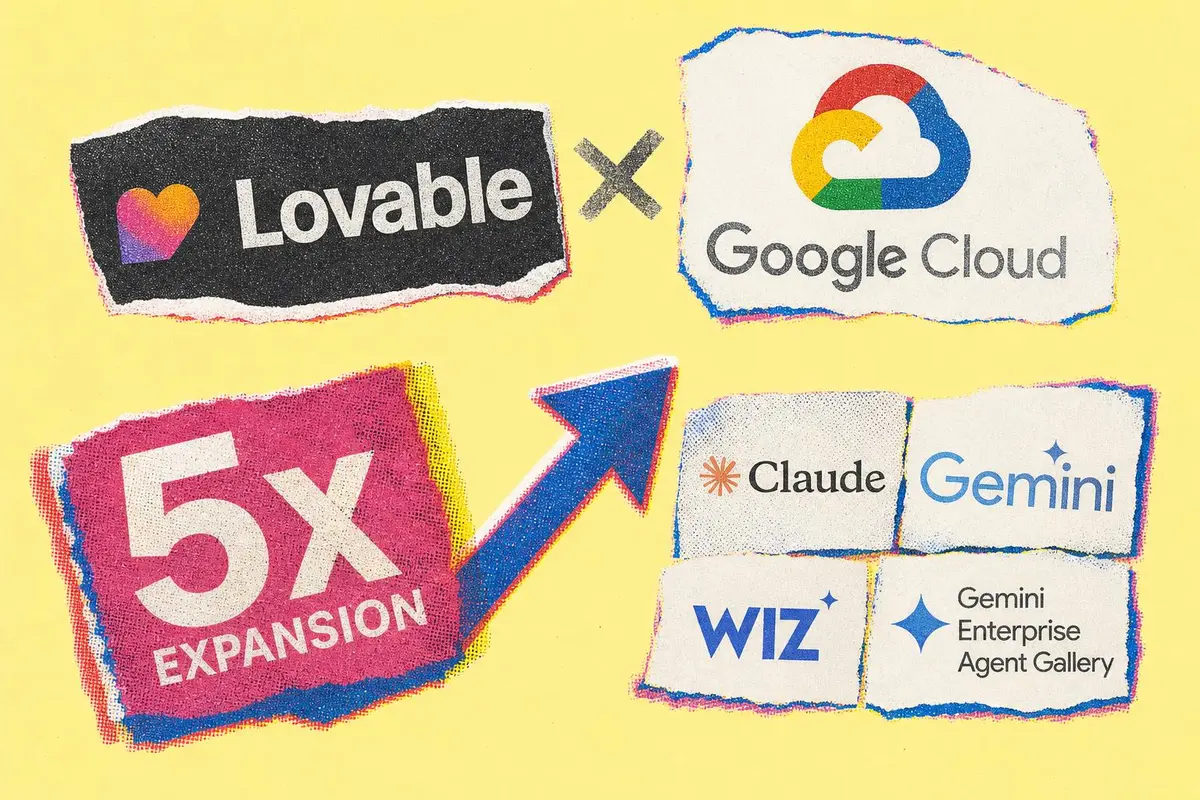 Lovable חותמת עם Google Cloud על הרחבת שימוש פי חמישה