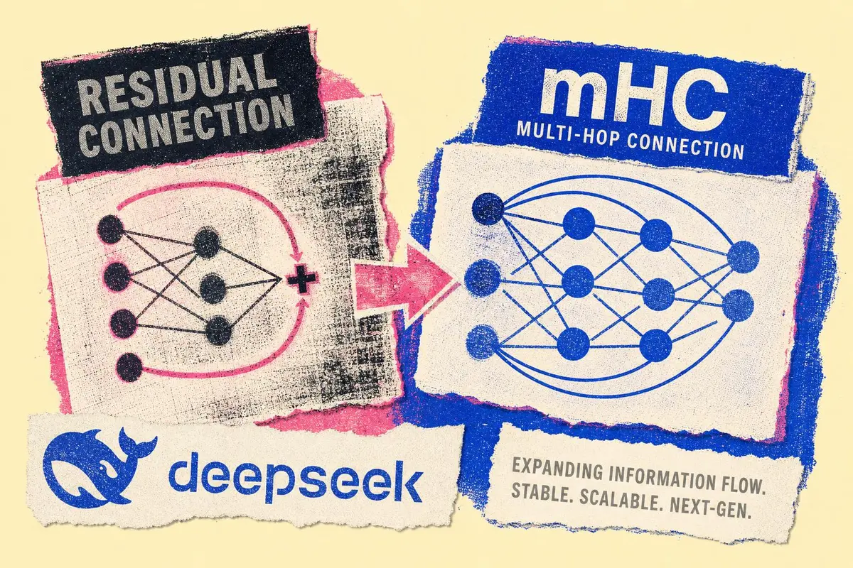 DeepSeek מנסה להחליף את החיבור השיורי: פריצת דרך בארכיטקטורת מודלי שפה גדולים