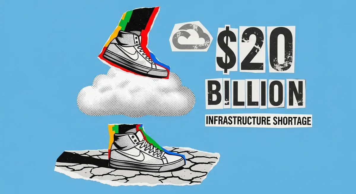 רגל על ענן-רגל על הקרקע: Google Cloud חוצה את רף 20 מיליארד דולר ברבעון, אך מדווחת על מחסור בתשתיות