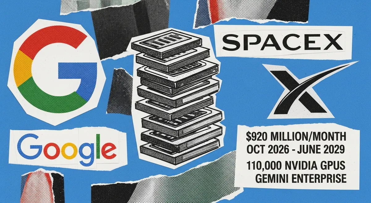 Google תשלם ל-SpaceX כמעט מיליארד דולר בחודש עבור כוח מחשוב