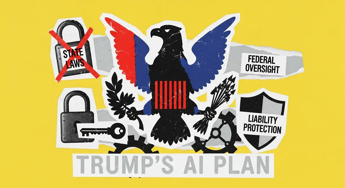 תוכנית טראמפ ל-AI: ריכוז סמכויות פדרלי ומחיקת חוקי המדיניות