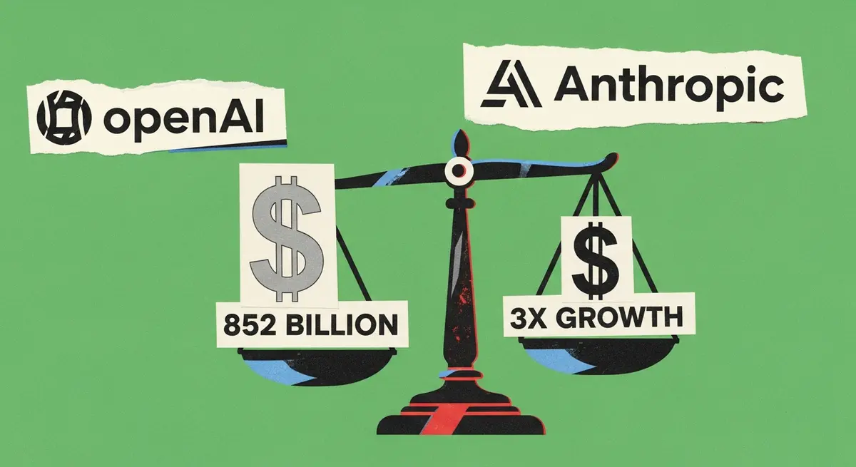 משקיעים מתחילים לפקפק בשווי של OpenAI על רקע עליית Anthropic