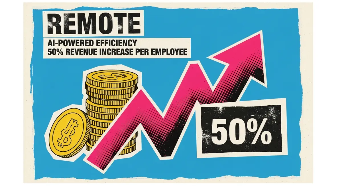 Remote הכפילה הכנסות לעובד ב-50% בלי לגייס עובדים נוספים