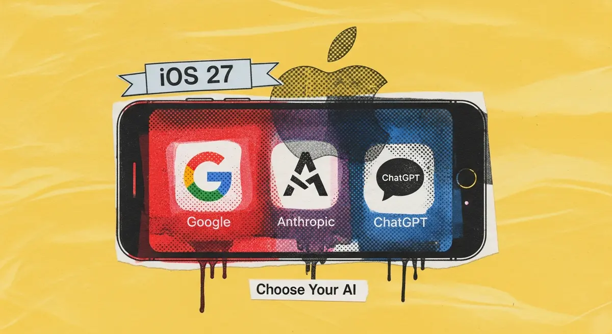 אפל תאפשר למשתמשים לבחור בין מודלי AI שונים ב-iOS 27