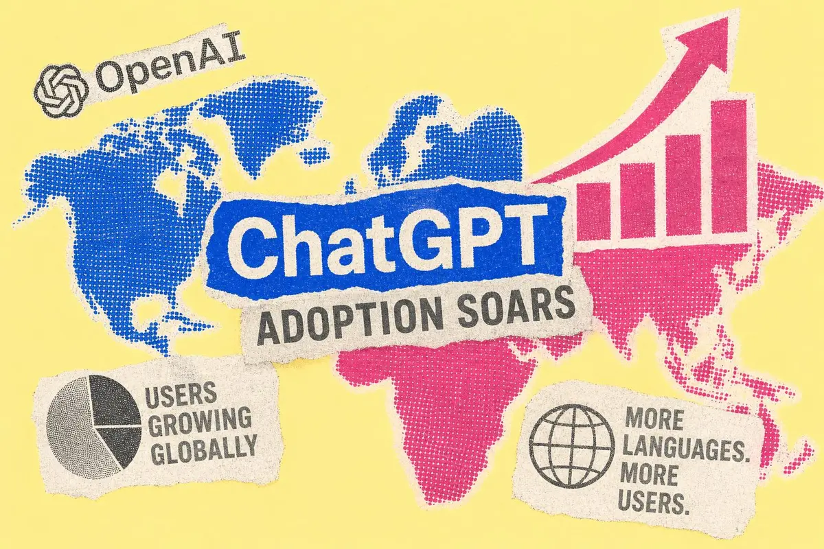 אימוץ ChatGPT בעולם מזנק: נתוני OpenAI חושפים כיצד בינה מלאכותית נכנסת לשגרה היומית