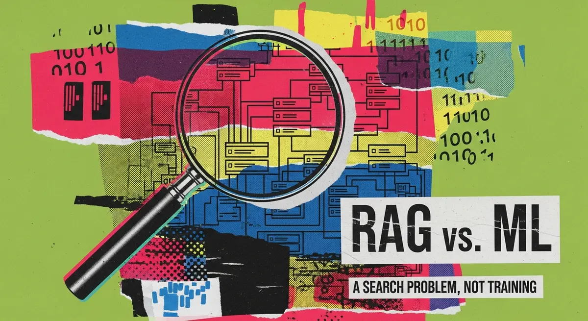 RAG הוא לא למידת מכונה: הטעות היקרה שמכשילה פרויקטי AI ארגוניים