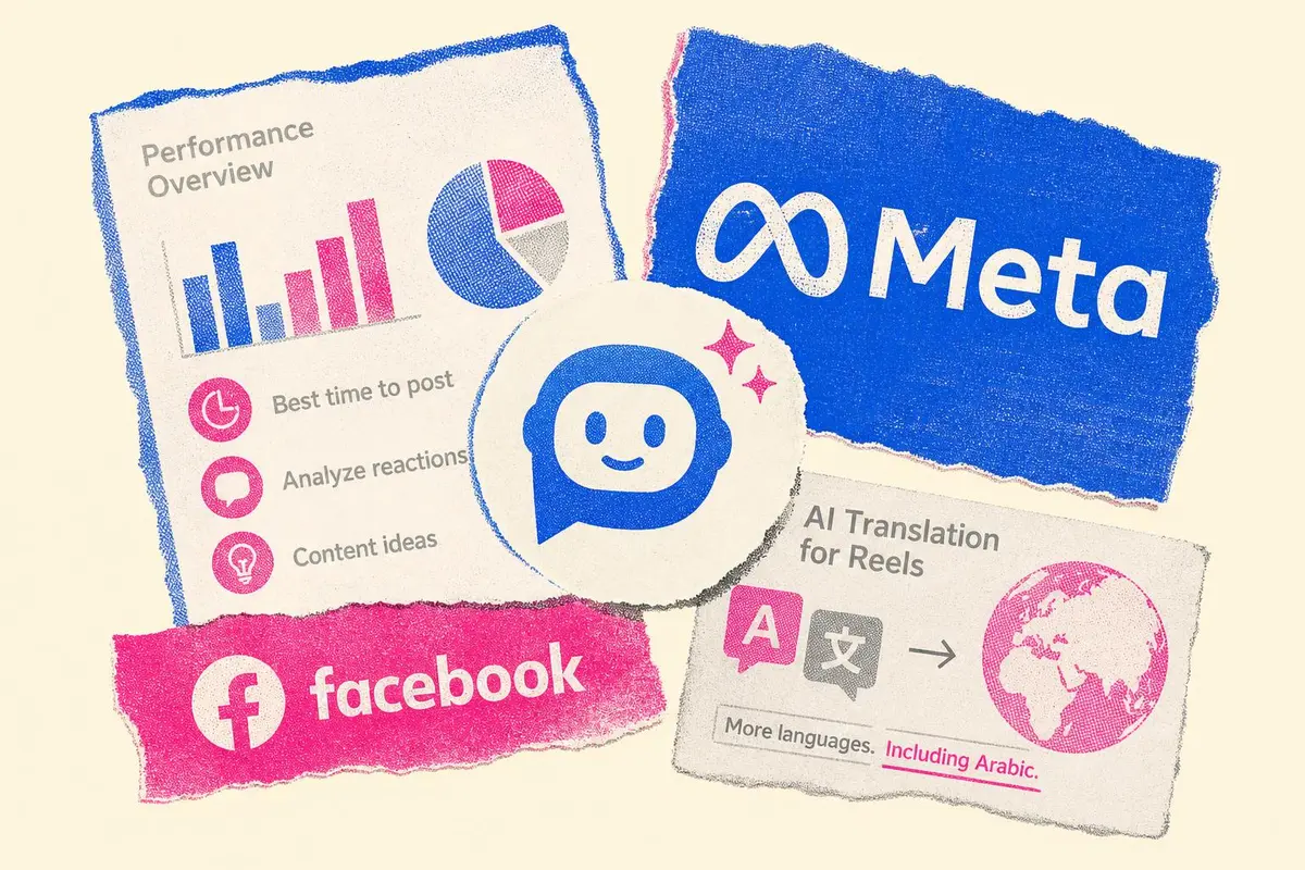Meta משיקה עוזר AI לקריאייטורים בפייסבוק: ניתוח ביצועים והמלצות תוכן