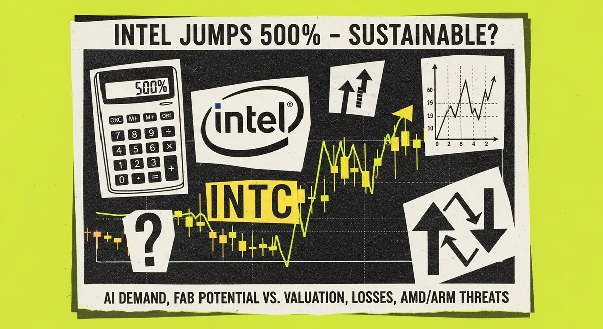 מניית Intel זינקה 500% - האם המומנטום יימשך?