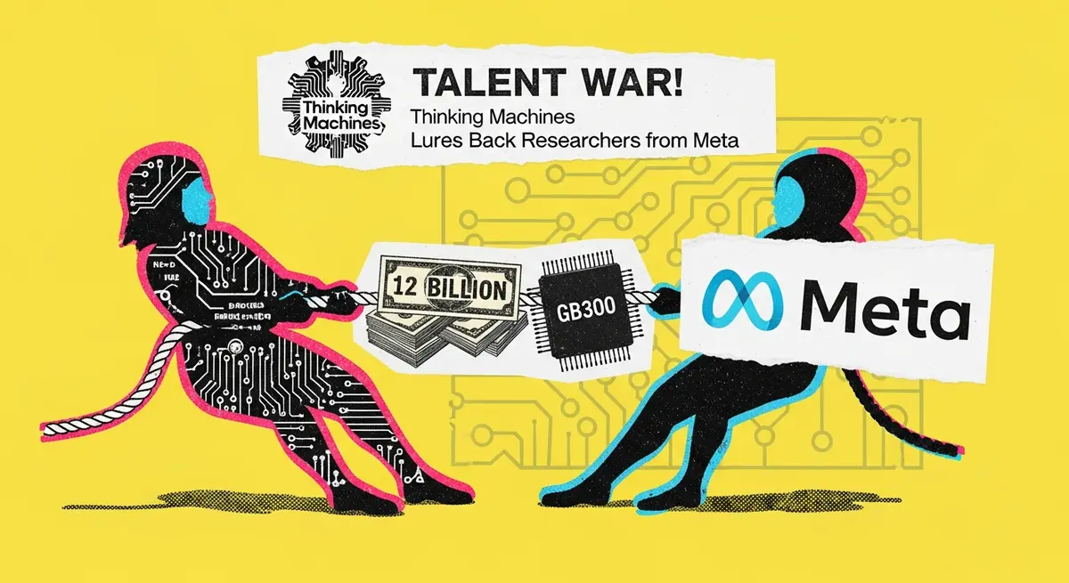 מלחמת הכישרונות: Thinking Machines מגייסת חזרה חוקרים מ-Meta