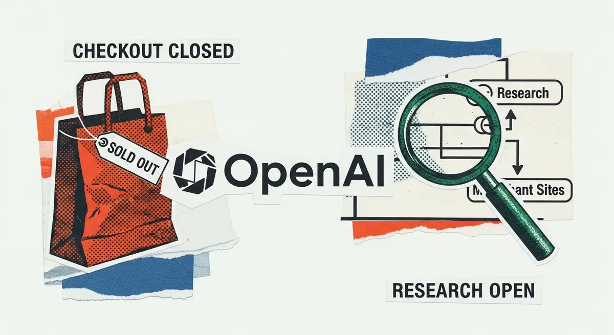 שינוי כיוון? OpenAI נסוגה מתכונית להפוך את ChatGPT לפלטפורמת מסחר אלקטרוני
