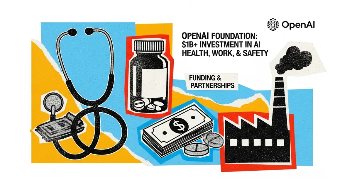 OpenAI Foundation: השקעות של לפחות מיליארד דולר בשנה הקרובה בבינה מלאכותית לבריאות, תעסוקה ובטיחות מודלים