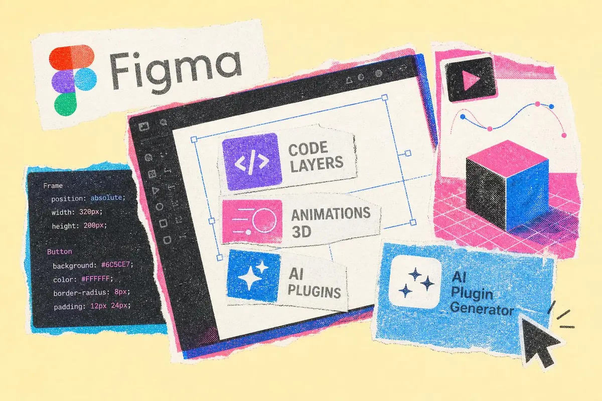 Figma משלבת שכבות קוד, אנימציות ו-AI ישירות בקנבס